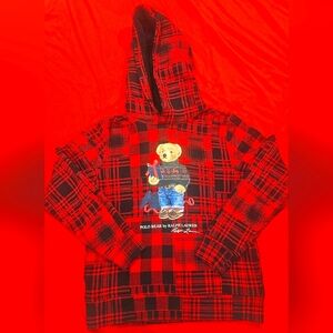 Polo ralph lauren bear hoodie kids